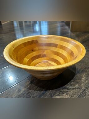Williams Sonoma Wooden Mixing Bowl by John McLeod